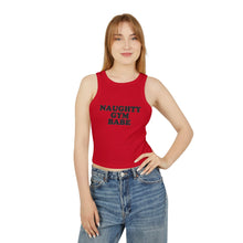 Load image into Gallery viewer, Naughty Gym Babe Micro Rib Racer Tank Top