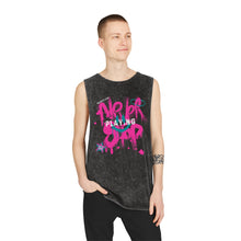 Load image into Gallery viewer, Unisex Stonewash "Never Stop Playing" Tank Top