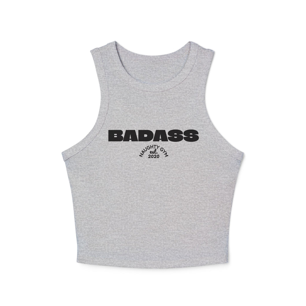 NG BADASS Women's Micro Rib Racer Tank Top