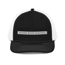 Load image into Gallery viewer, &quot;Never Stop Playing&quot; Richardson Trucker Cap
