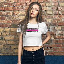 Load image into Gallery viewer, Women’s Crop Tee-&quot;Never Stop Playing&quot;
